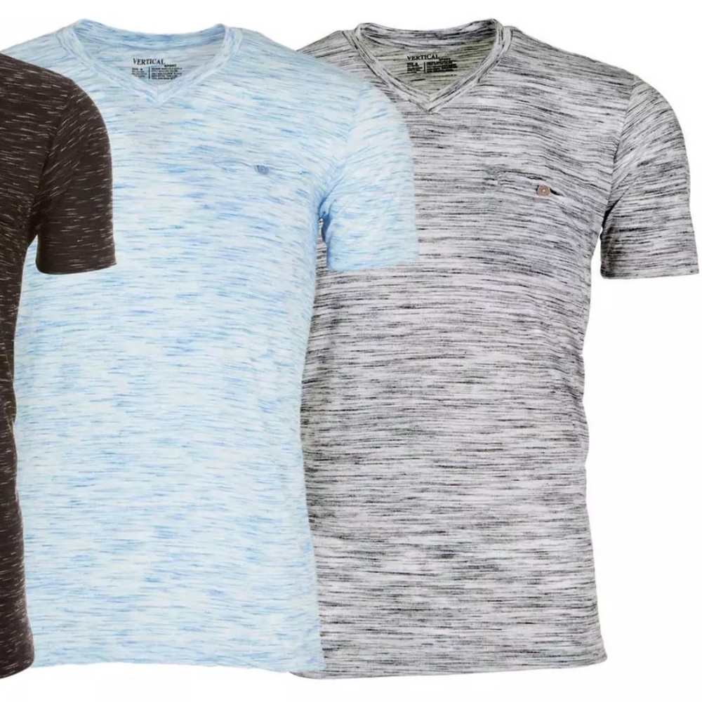 KEEP or RESELL! 4 NWT V-neck Pocket T-shirts 4 PACK! SLIM FIT $128 retail! - Picture 3 of 16